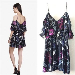 Express Floral Off-The-Shoulder Dress